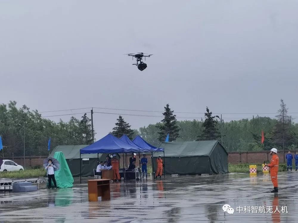 中科智航无人机助力吉林省交通厅进行2021交通运输应急后勤保障能力演练